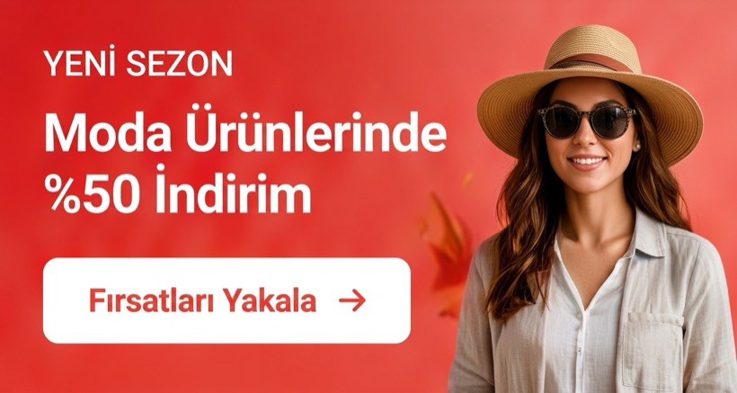 Yeni sezon moda indirimleri