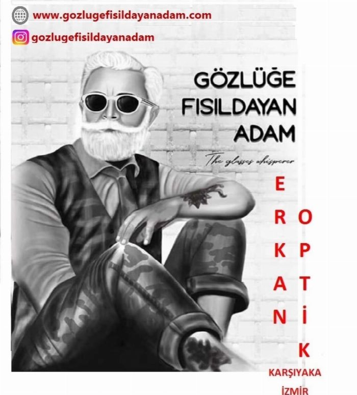 GÖZLÜĞE FISILDAYAN ADAM logosu