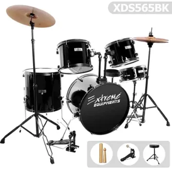 Exporanto Extreme Bateri Davul Seti Siyah XDS565BK görsel 1