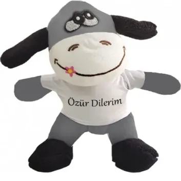 Exporanto Özür Dilerim Peluş Eşek Oyuncak görsel 1