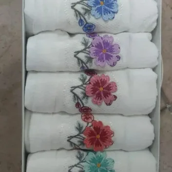 Exporanto Mutfak Havlusu Kadife Kutulu Desenli 30X50 cm 6 Adet Pamuk 3 görsel 1