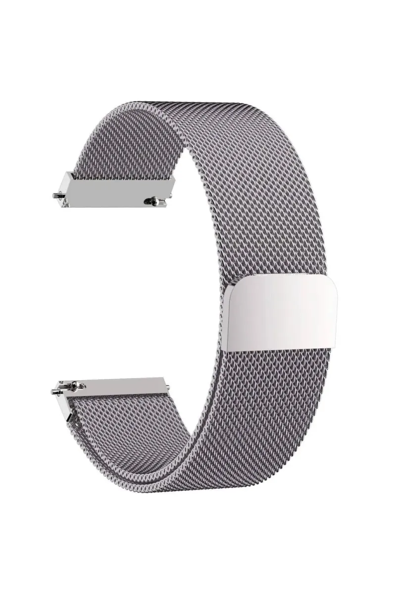 Markacase Samsung Galaxy Watch 4  44 Mm R870 Için Metal Milanese Kordon görsel 5