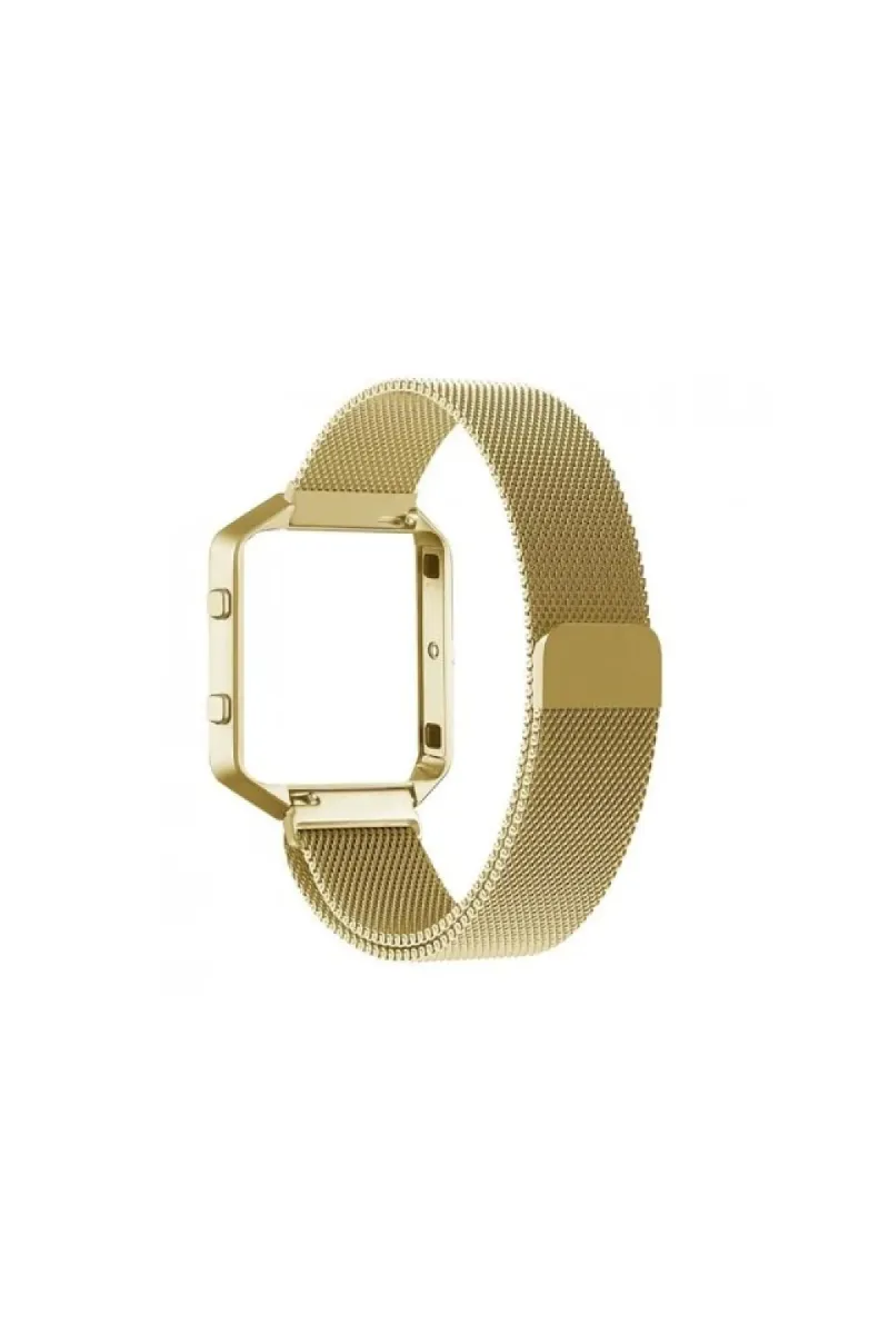 Markacase Fitbit Blaze Uyumlu Metal Mıknatıslı Milanese görsel 3