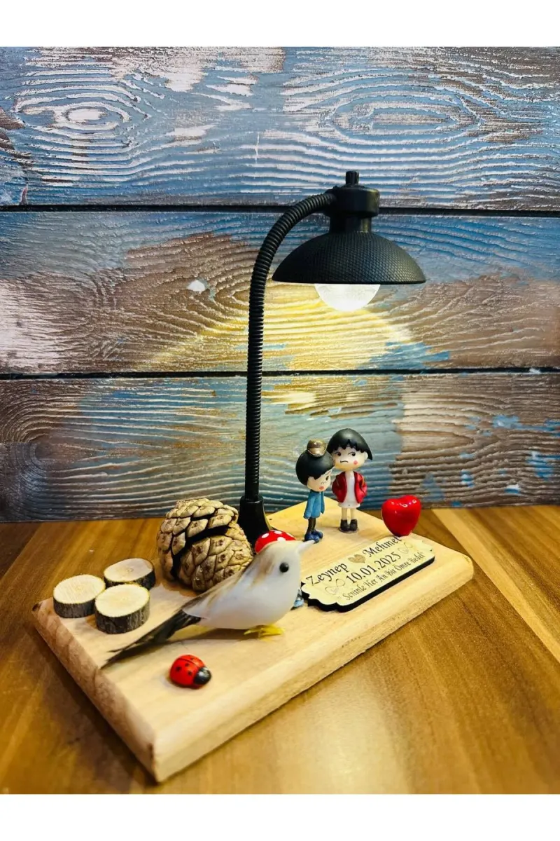 MYK HEDİYE VE SANAT ATÖLYESİ Evlilik Yıl Dönüm Sevgililer Günü Hediyesi Sevgiliye El Yapım Hediye görsel 3