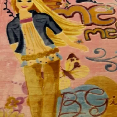 Lisanslı Barbie Soft Halı-158 görsel 1