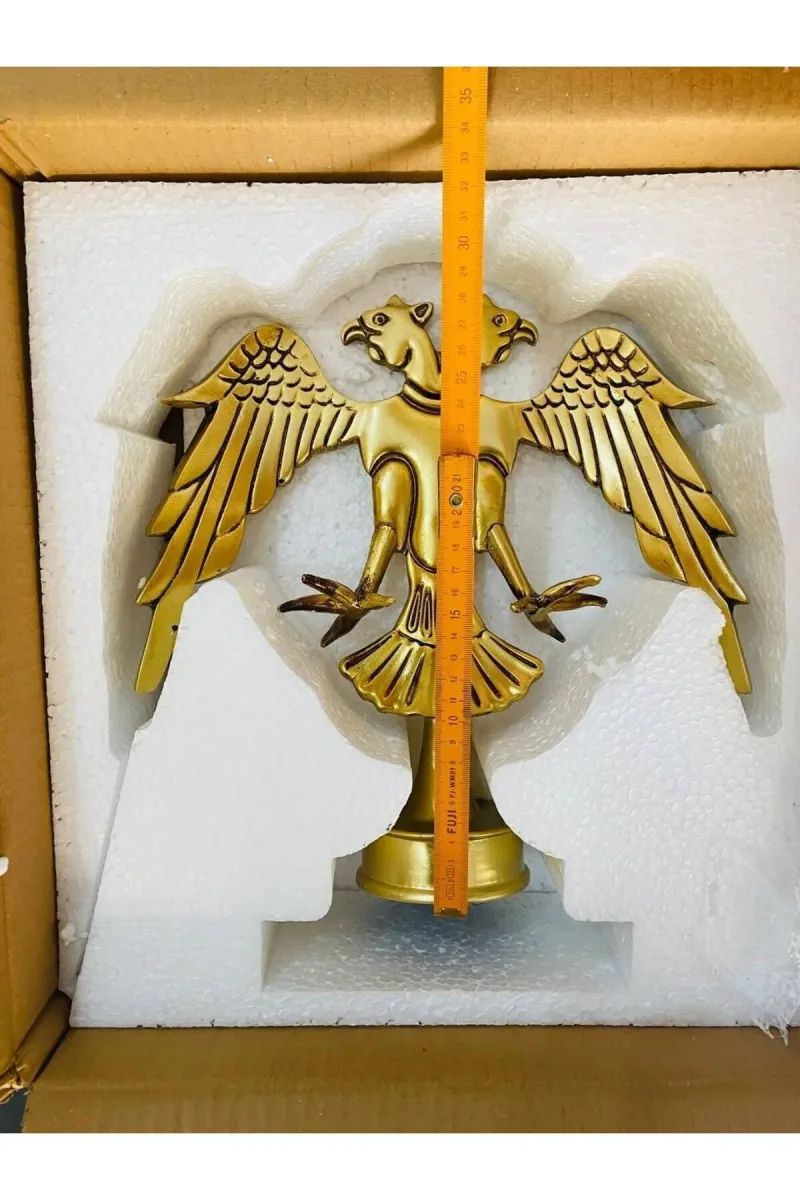 MYK HEDİYE VE SANAT ATÖLYESİ Çift Başlı Selçuklu Kartalı Selçuklu Devlet Arması Çift Başlı Kartal görsel 4