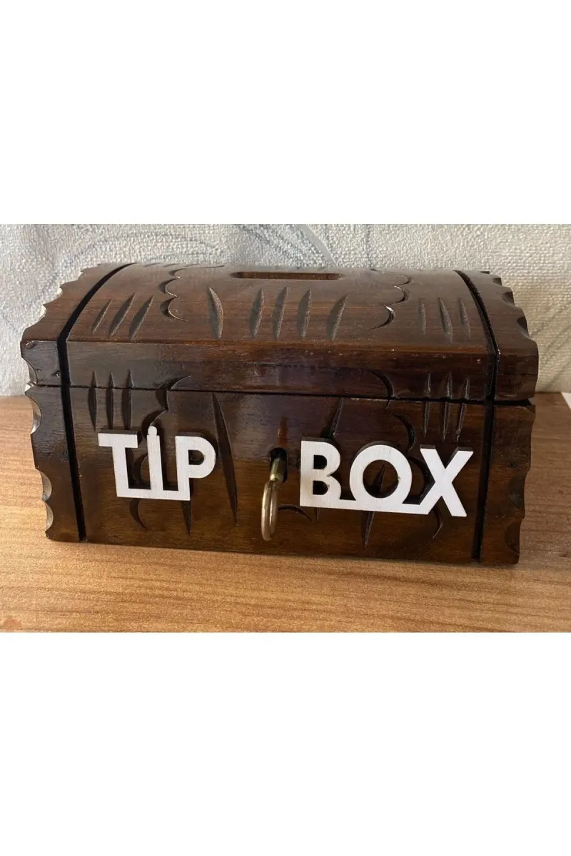 MYK HEDİYE VE SANAT ATÖLYESİ Tip Box Bahşiş Kutusu görsel 2