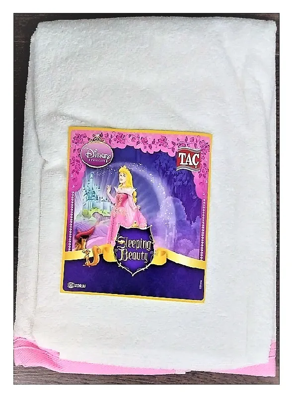 Taç Princess 70 x 130 cm Nakışlı Banyo Havlusu görsel 3