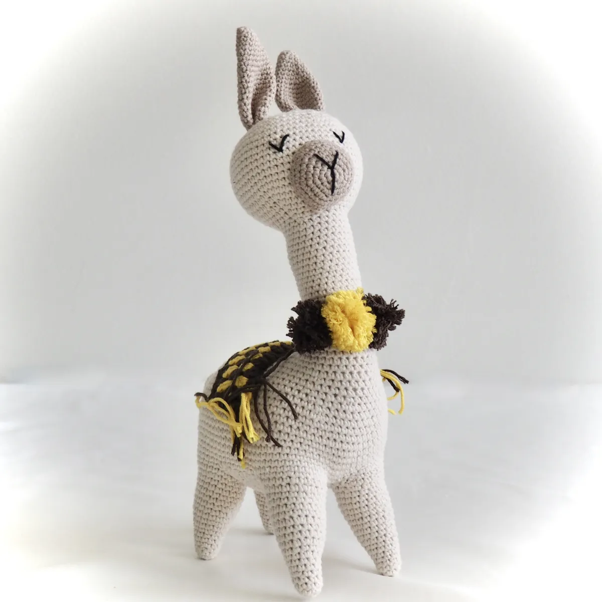 Sevimli Lama Amigurumi Oyuncak görsel 2