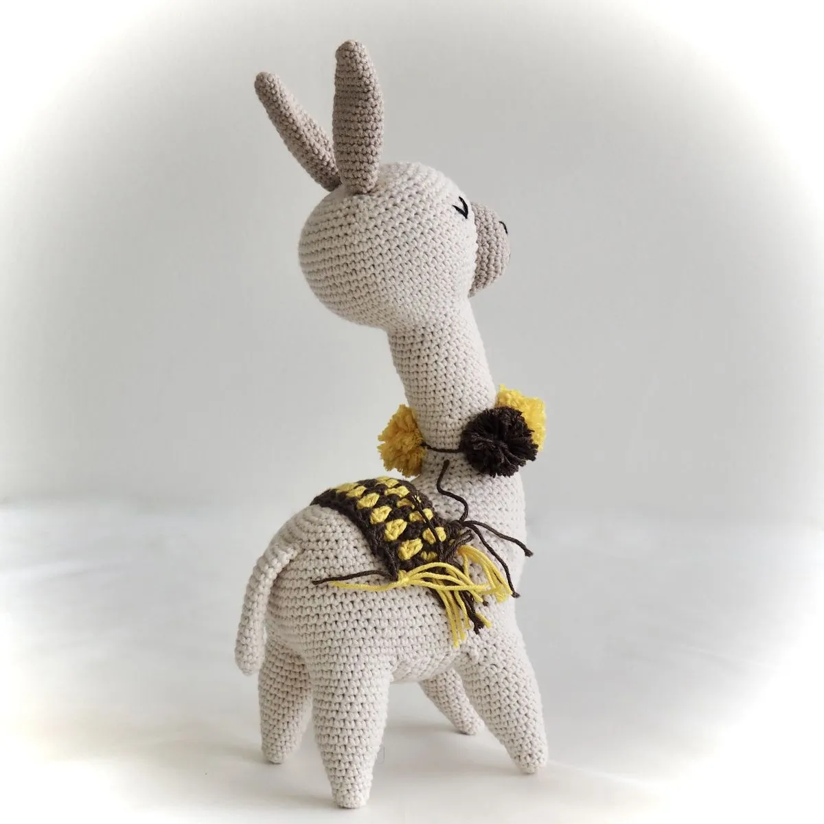 Sevimli Lama Amigurumi Oyuncak görsel 3