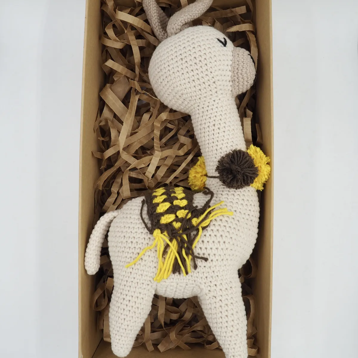 Sevimli Lama Amigurumi Oyuncak görsel 5