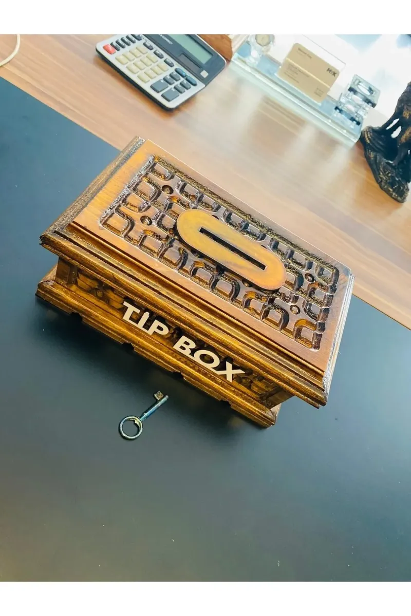 MYK HEDİYE VE SANAT ATÖLYESİ Tip Box Bahşiş Kutusu görsel 3
