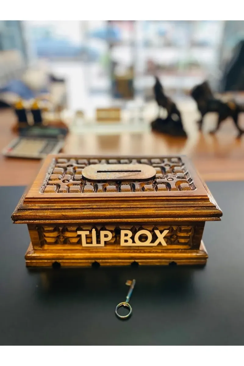 MYK HEDİYE VE SANAT ATÖLYESİ Tip Box Bahşiş Kutusu görsel 5