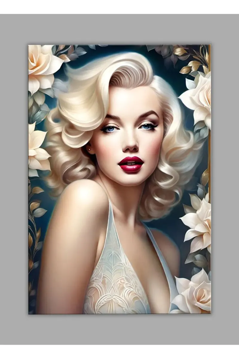 BALERA Marilyn Monroe cam tablo görsel 2