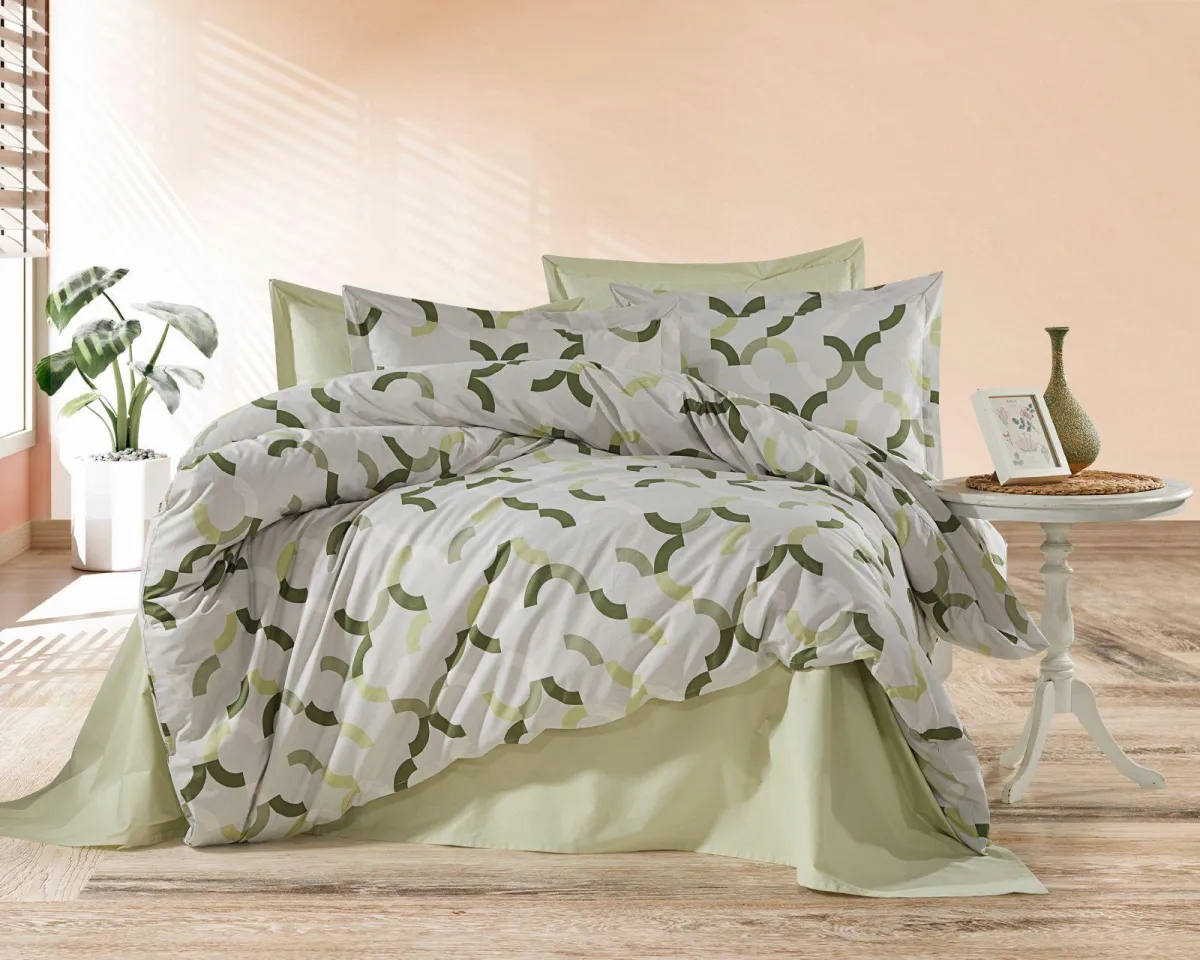 Elif Tedarik %100 Cotton Çift Kişilik Nevresim Takımı görsel 3