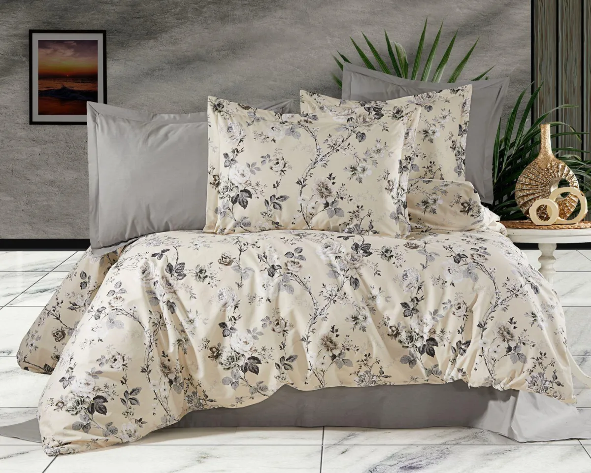 Elif Tedarik %100 Cotton Çift Kişilik Nevresim Takımı görsel 3