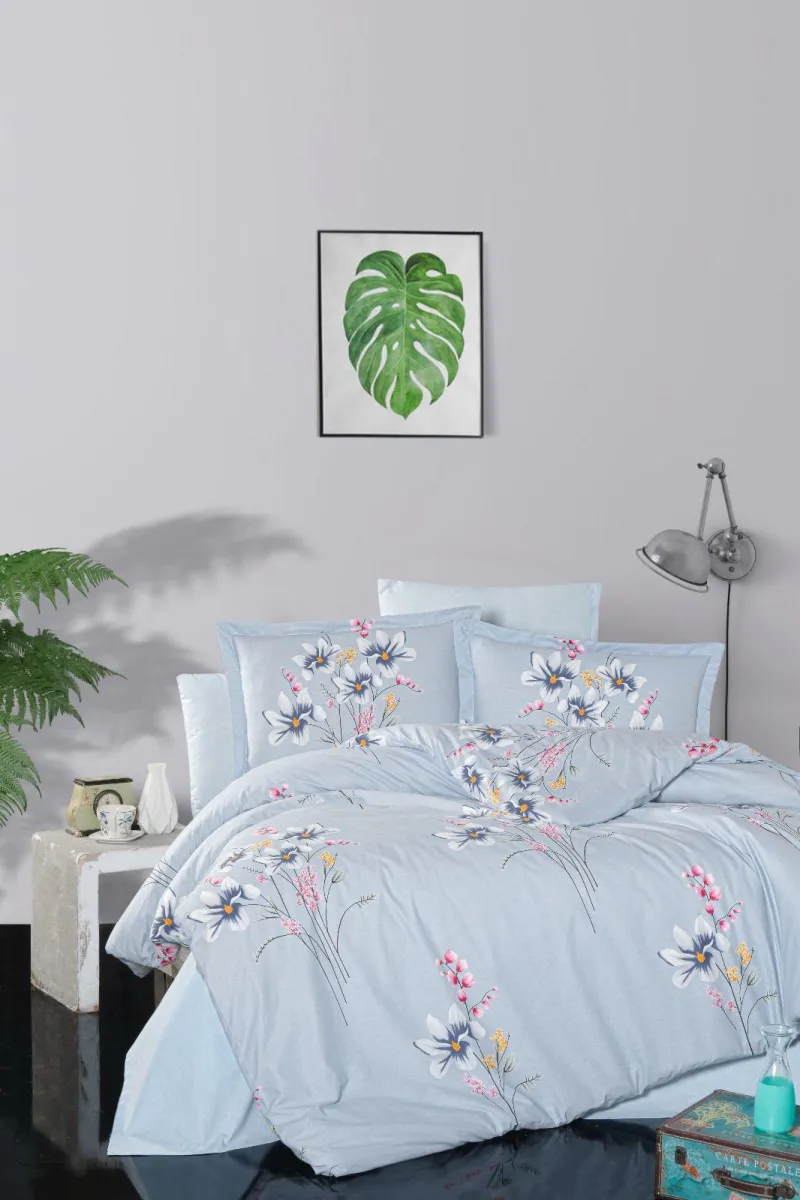 Elif Tedarik %100 Cotton Çift Kişilik Nevresim Takımı görsel 2