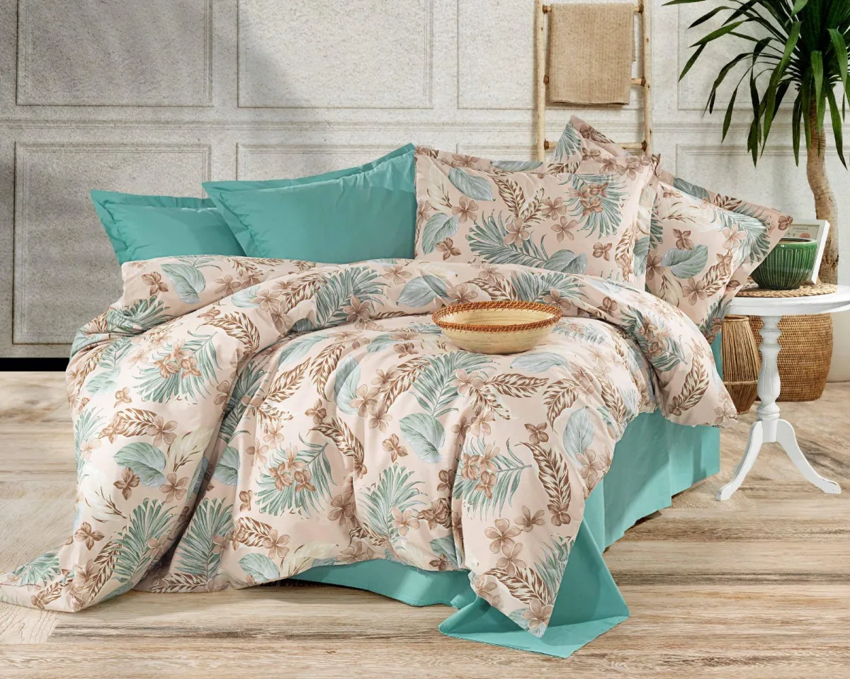 Elif Tedarik %100 Cotton Çift Kişilik Nevresim Takımı görsel 2