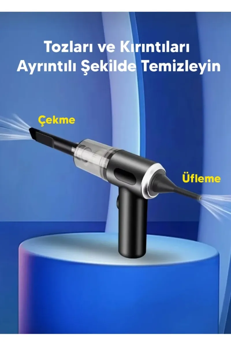 Tarımsal ve Hayvansal Ürünler Şarjlı Araç İçi El Süpürgesi görsel 5