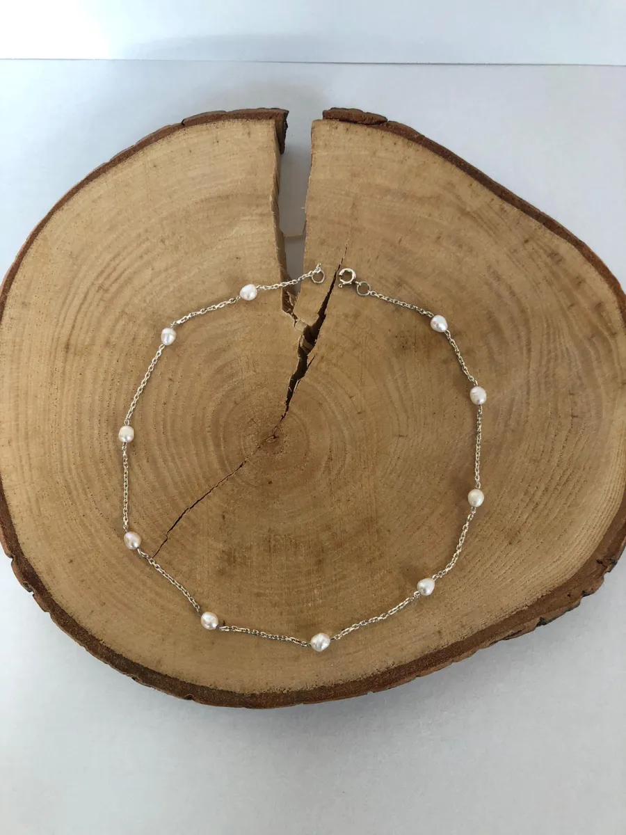 Opal Silver Gümüş İnci Kolye görsel 1