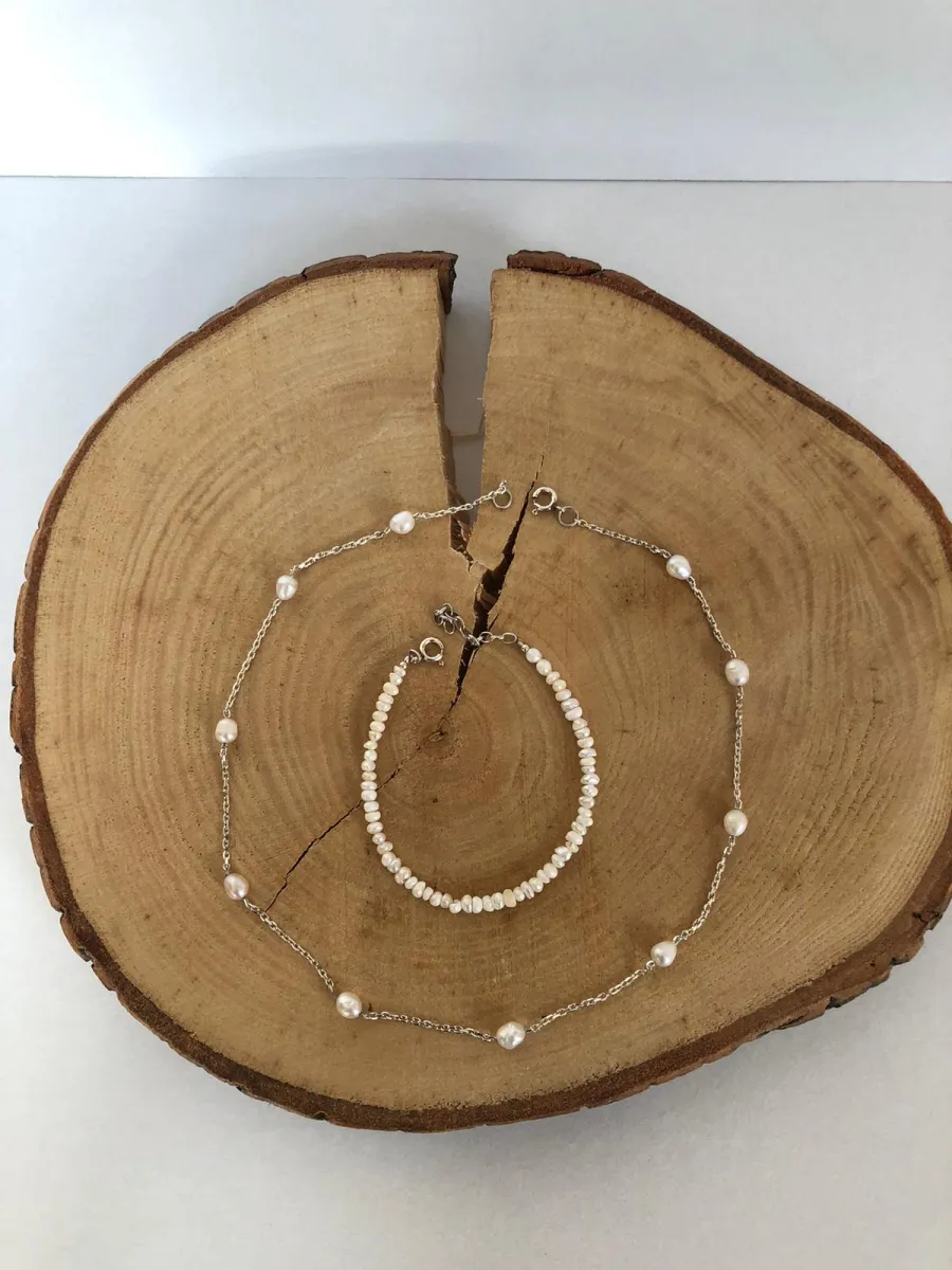 Opal Silver Gümüş İnci Kolye görsel 2