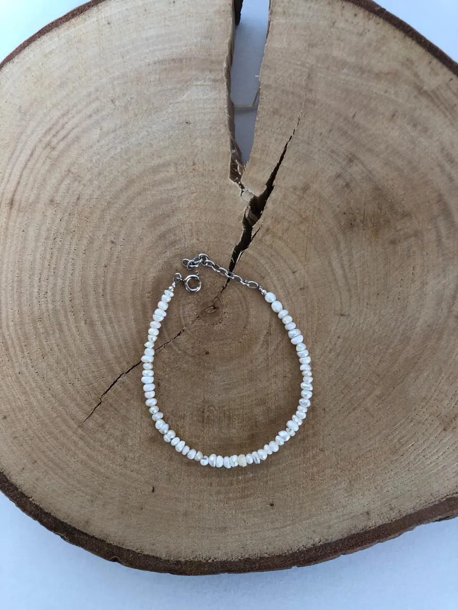 Opal Silver Gümüş İnci Bileklik görsel 1