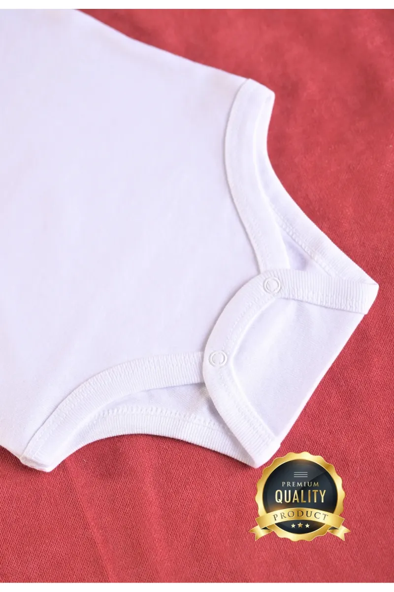 Huggy Mommy Premium %100 Organik Pamuk Beyaz Atlet Bebek Body Zıbın Çıtçıtlı Bebek Badi Set Çıtçıt Uzatma Hediye görsel 5