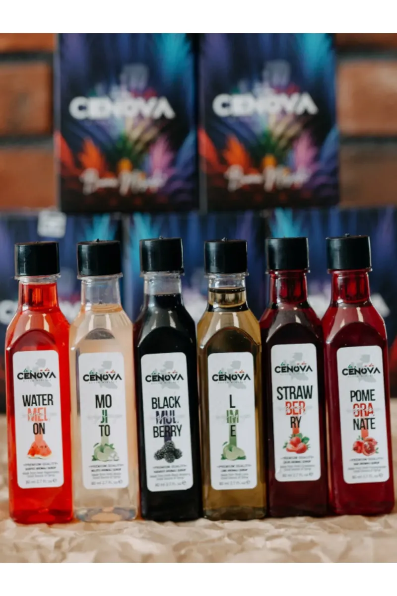 Cenova Kahve Kokteyl Şurubu Özel Seri Cn1 Tanışma Seti 80 gr 60 ml x 6 görsel 4