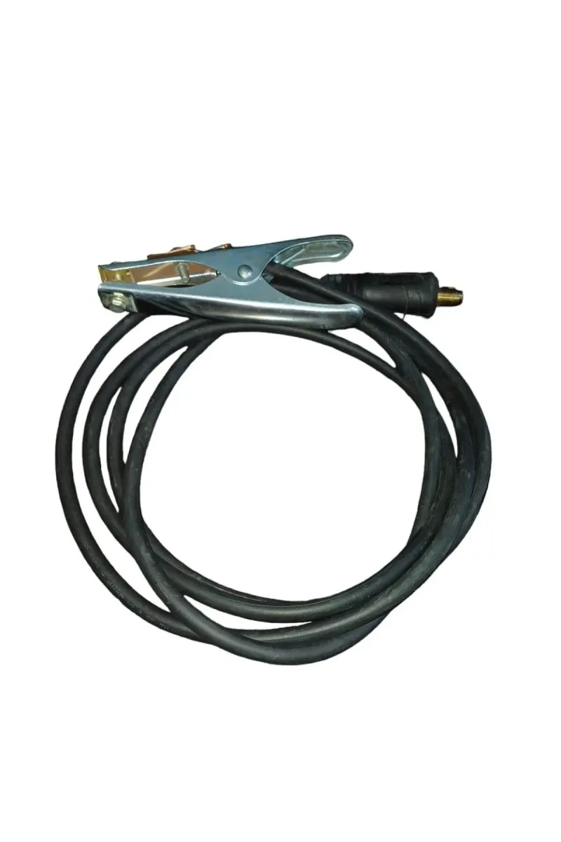 Elka Hırdavat Tedarik TSE Kaynak Kablo Takımı Şase 250Amper 10 metre 25mm2 TAM KESİT TSE görsel 1