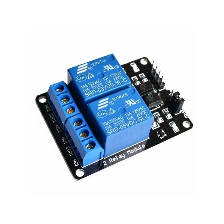 Robotikdevre 5V 2'Li RÖLE MODÜLÜ görsel 1