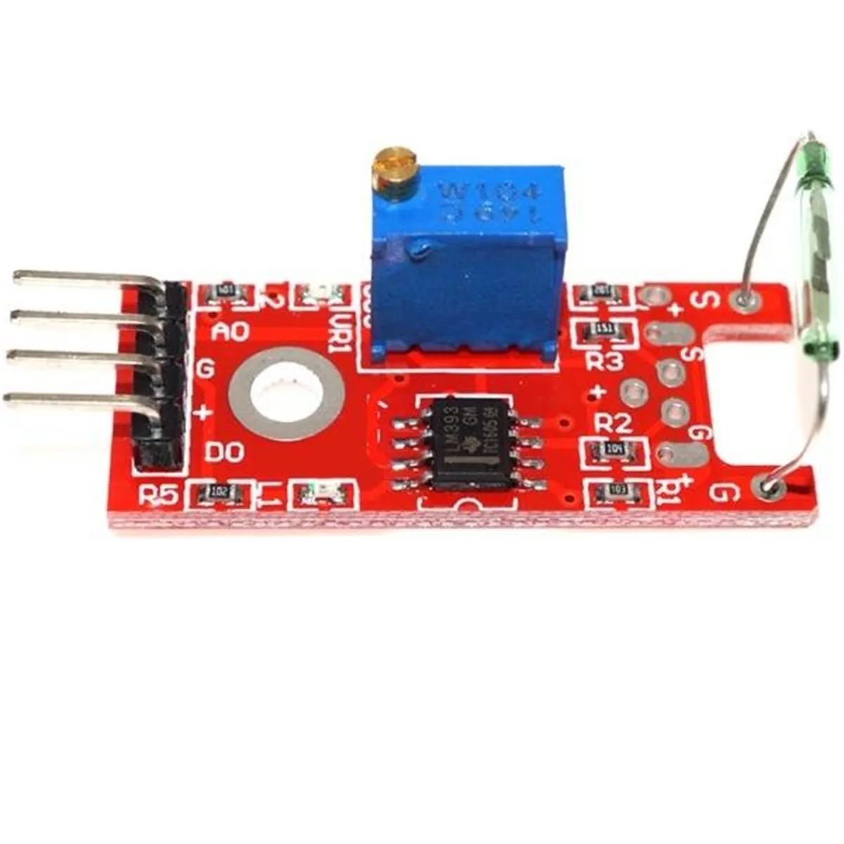 Robotikdevre Manyetik Anahtar ( reed switch ) Modülü görsel 1