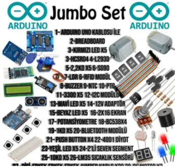 Robotikdevre ARDUINO JUMBO SET görsel 1