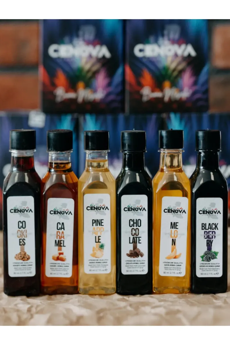 Cenova Kahve Kokteyl Şurubu Özel Seri Cn3 Tanışma Seti 80 gr 60 ml x 6 görsel 3