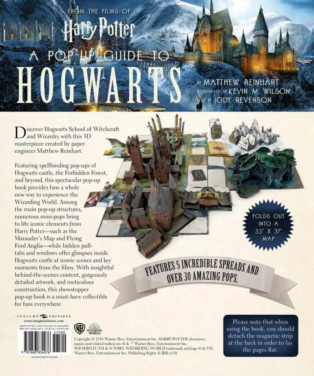 JÜPİTER OYUNCAK Harry Potter: A Pop-Up Guide to Hogwarts ciltli kitap - Kevin Wilson görsel 4
