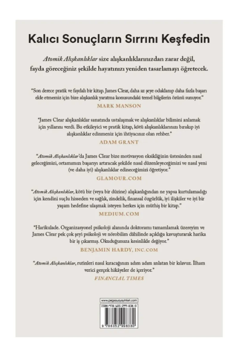 JÜPİTER OYUNCAK ATOMİK ALIŞKANLIKLAR - JAMES CLEAR görsel 4