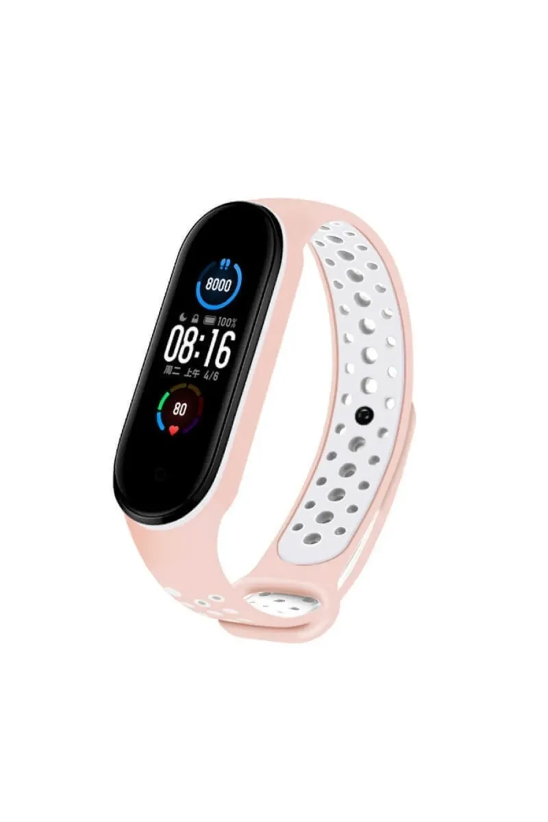 MarkaCase Amazfit Band 5-6 Için Silikon Kordon görsel 1
