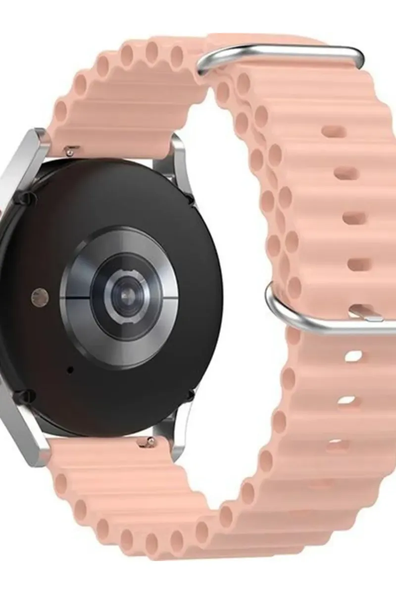 MarkaCase Amazfit GTR2-2e için Ocean Loop Silikon Kordon 22MM görsel 1