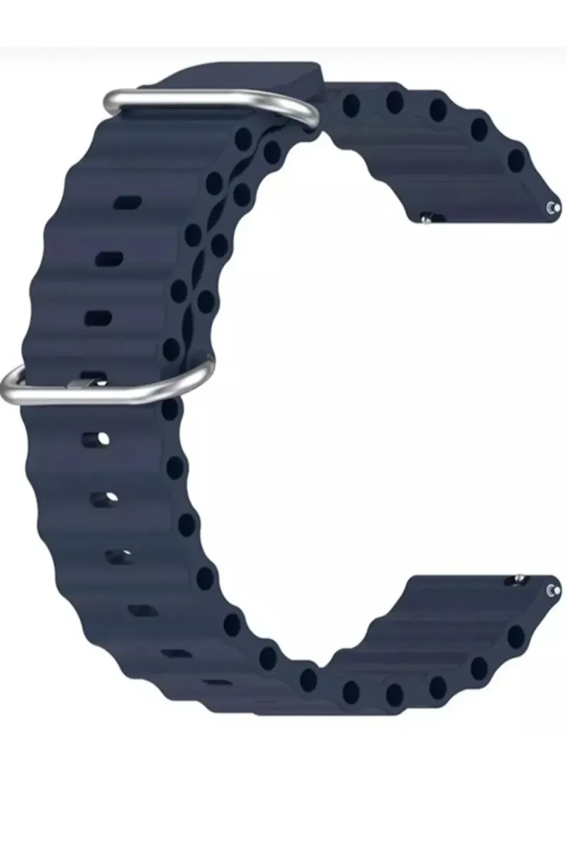 MarkaCase Amazfit Stratos 3 Için Ocean Loop Silikon Kordon 22MM görsel 2