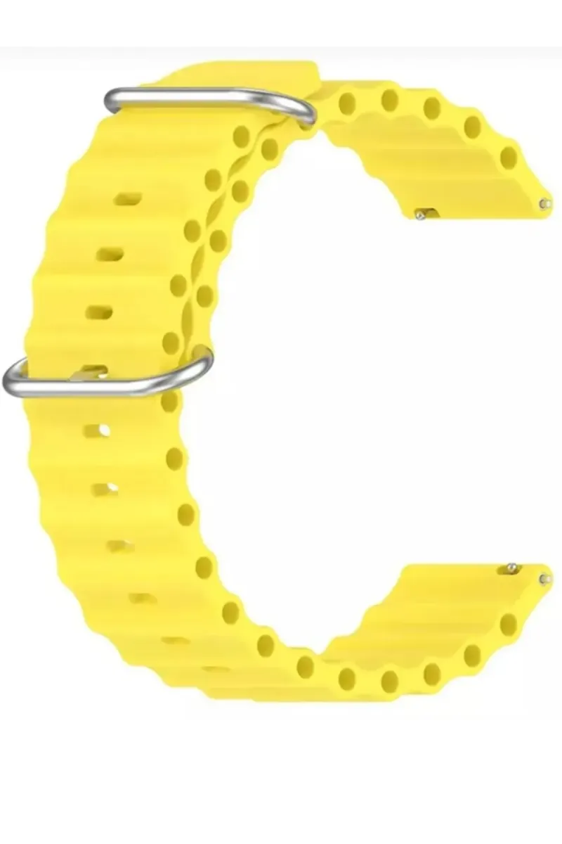 MarkaCase Amazfit GTR2-2e için Ocean Loop Silikon Kordon 22MM görsel 1