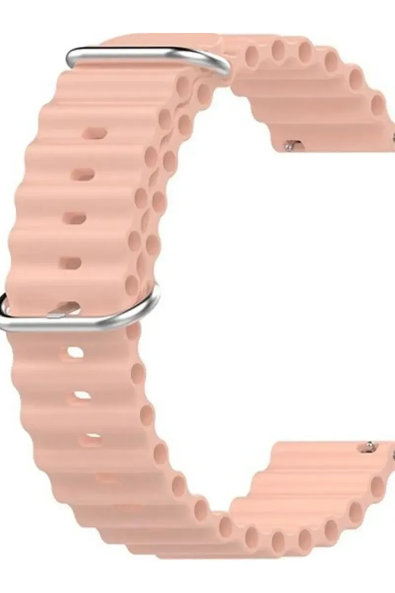MarkaCase Amazfit Stratos 3 Için Ocean Loop Silikon Kordon 22MM görsel 2