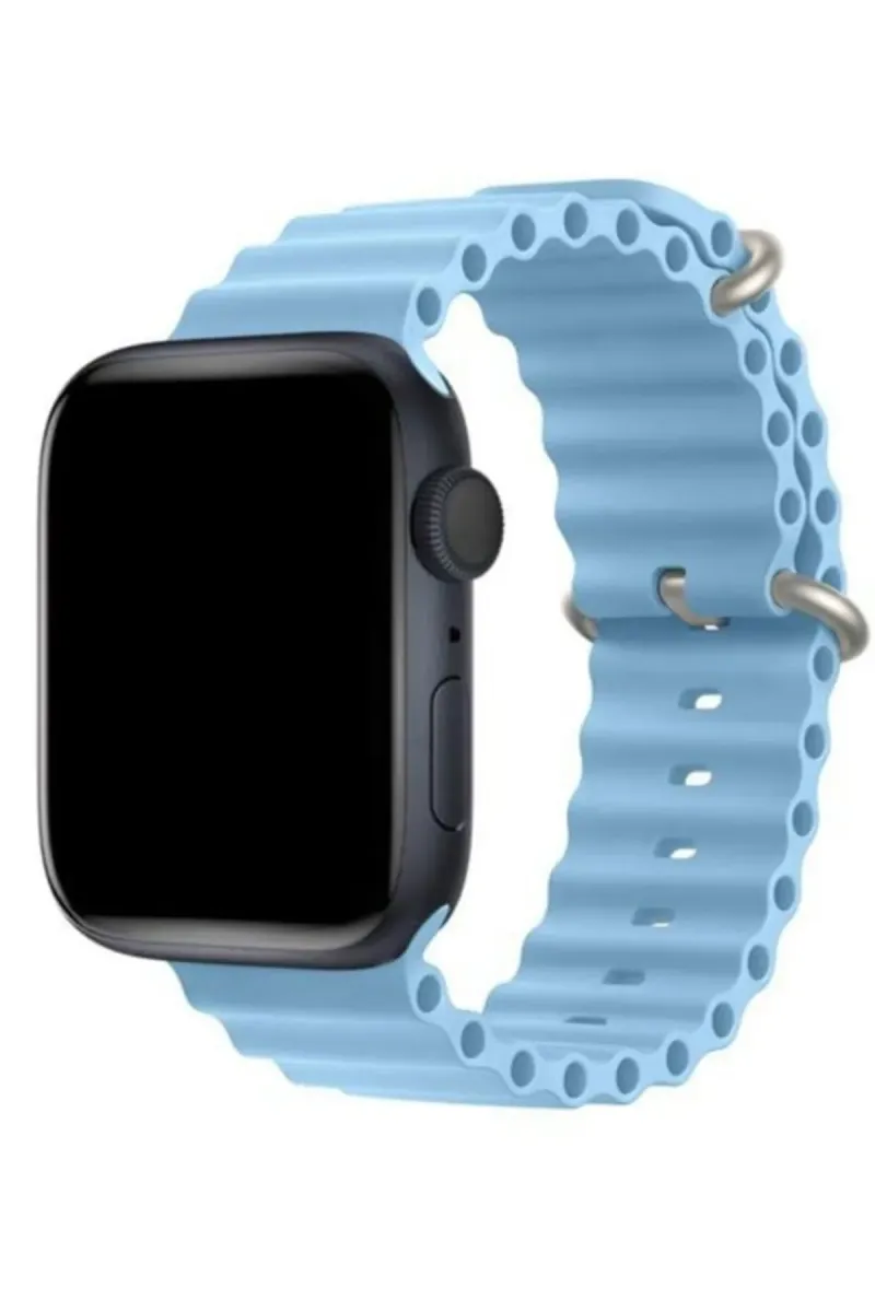 MarkaCase Amazfit GTR2-2e için Ocean Loop Silikon Kordon 22MM görsel 2