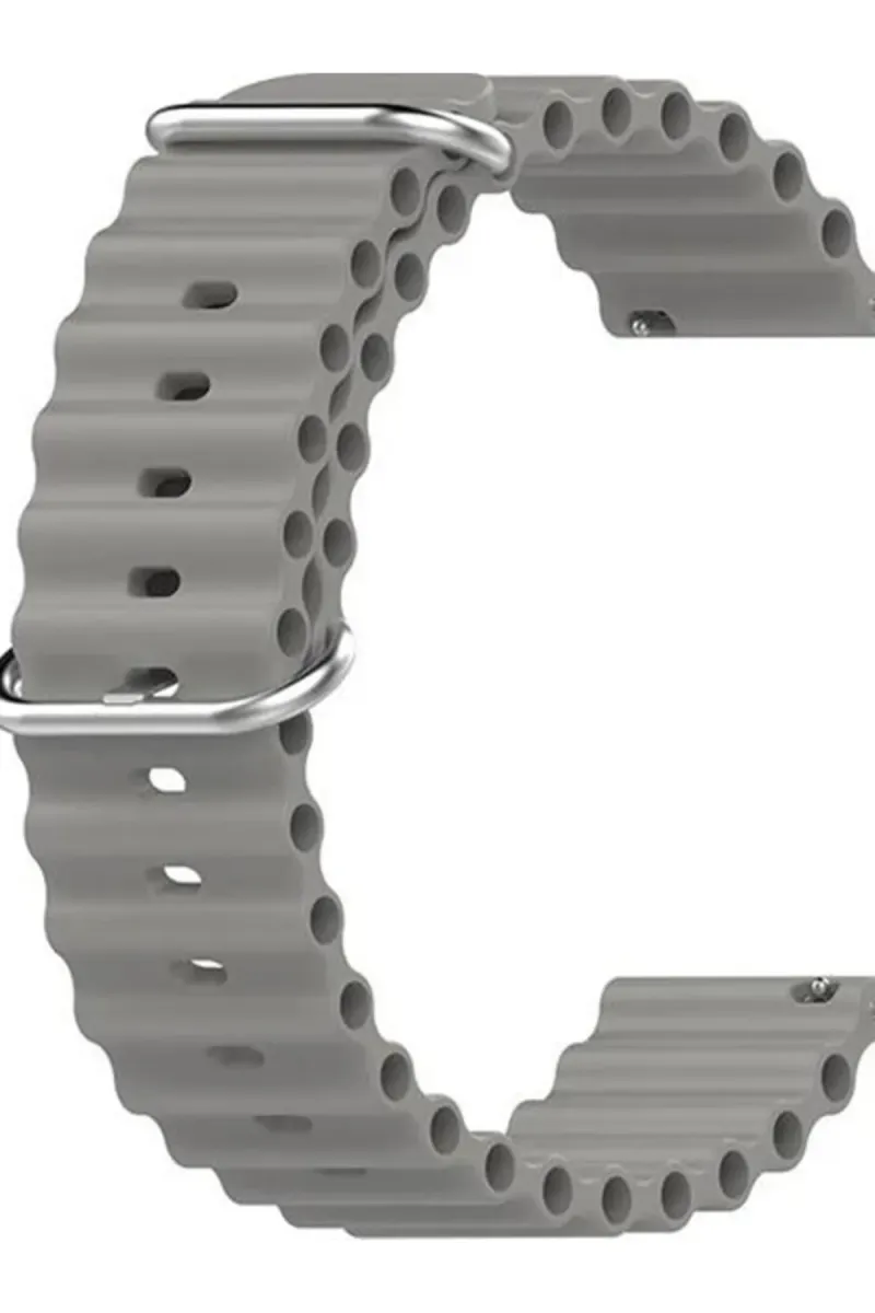 MarkaCase Samsung Galaxy Watch 3 45MM Için Ocean Loop Silikon Kordon 22MM görsel 2
