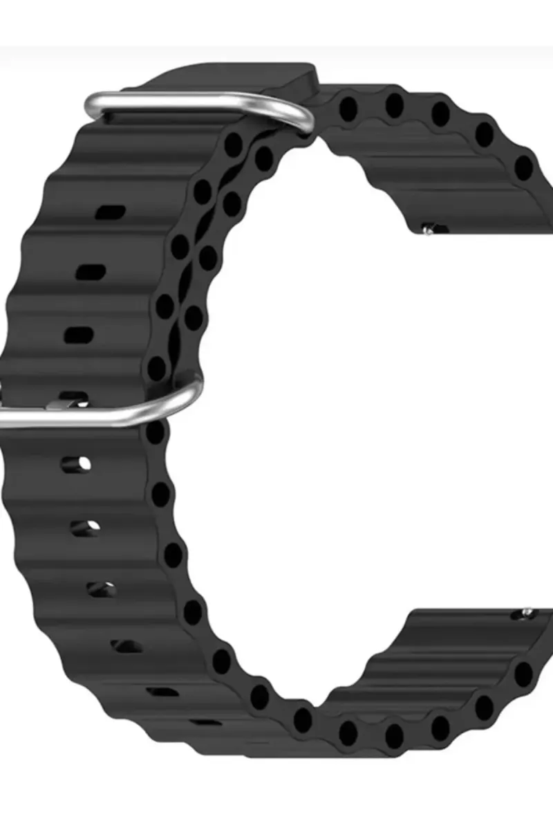 MarkaCase Samsung Galaxy Watch 46MM Için Ocean Loop Silikon Kordon 22MM görsel 4