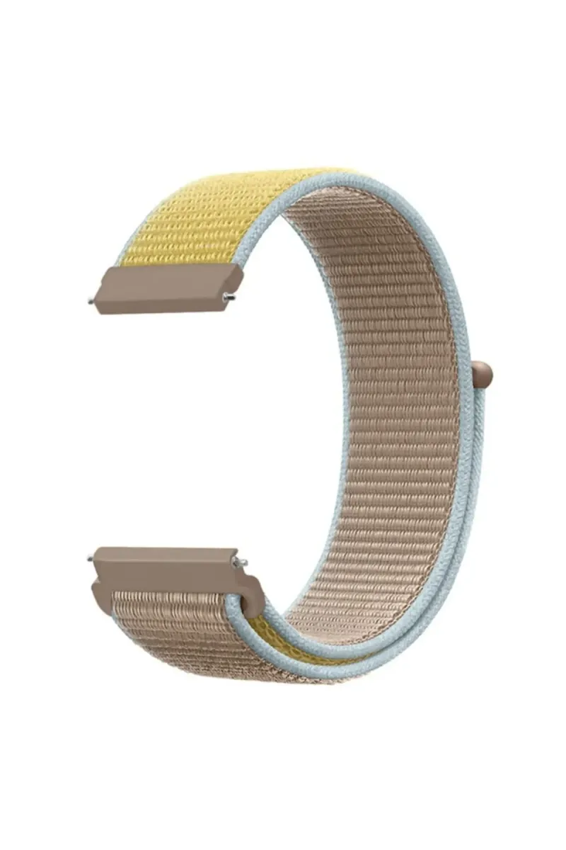 MarkaCase Fossil Watch Gen 6 Için Dokuma Kordon Camel görsel 1