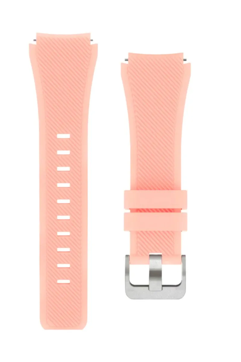 MarkaCase Fossil Watch Gen 6 Için Silikon Kordon Somon görsel 1