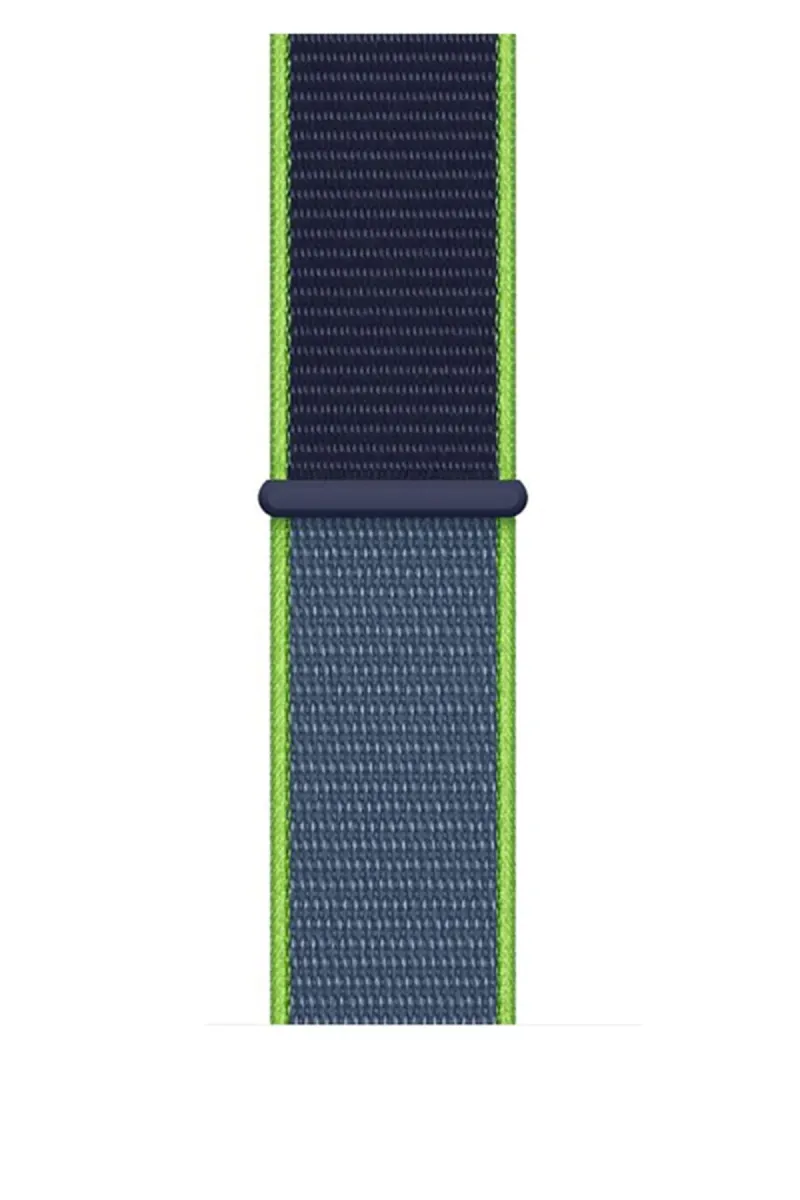 MarkaCase Fossil Watch Gen 6 Için Dokuma Kordon Neon Yeşil