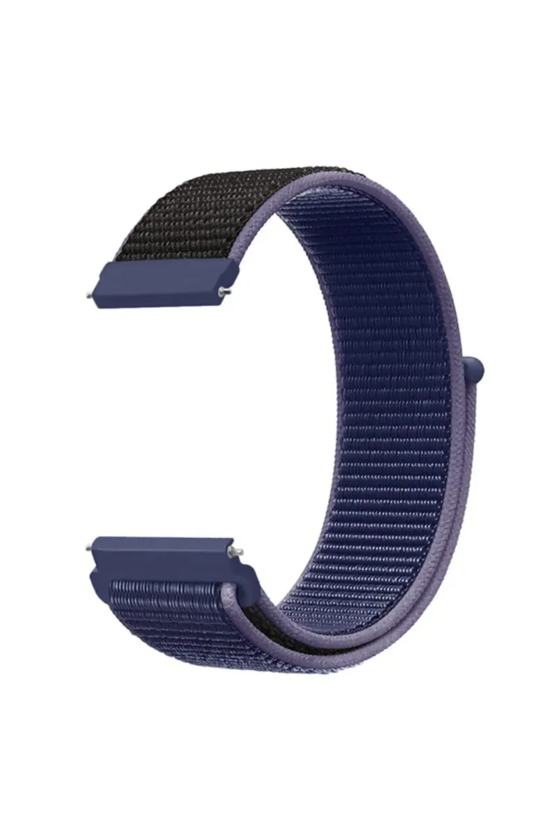 MarkaCase Fossil Watch Gen 6 Için Dokuma Kordon Midnight Blue