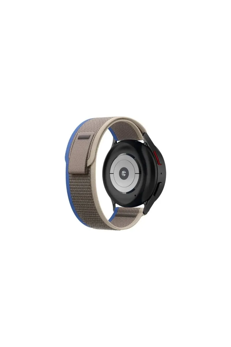 MarkaCase Huawei Watch Gt Serisi 46MM Trail Kordon 22MM - Gri/Mavi görsel 2