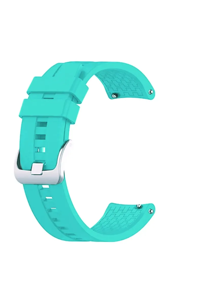 MarkaCase Fossil Watch Gen 6 Için Silikon Kordon Kayış Turkuaz görsel 1