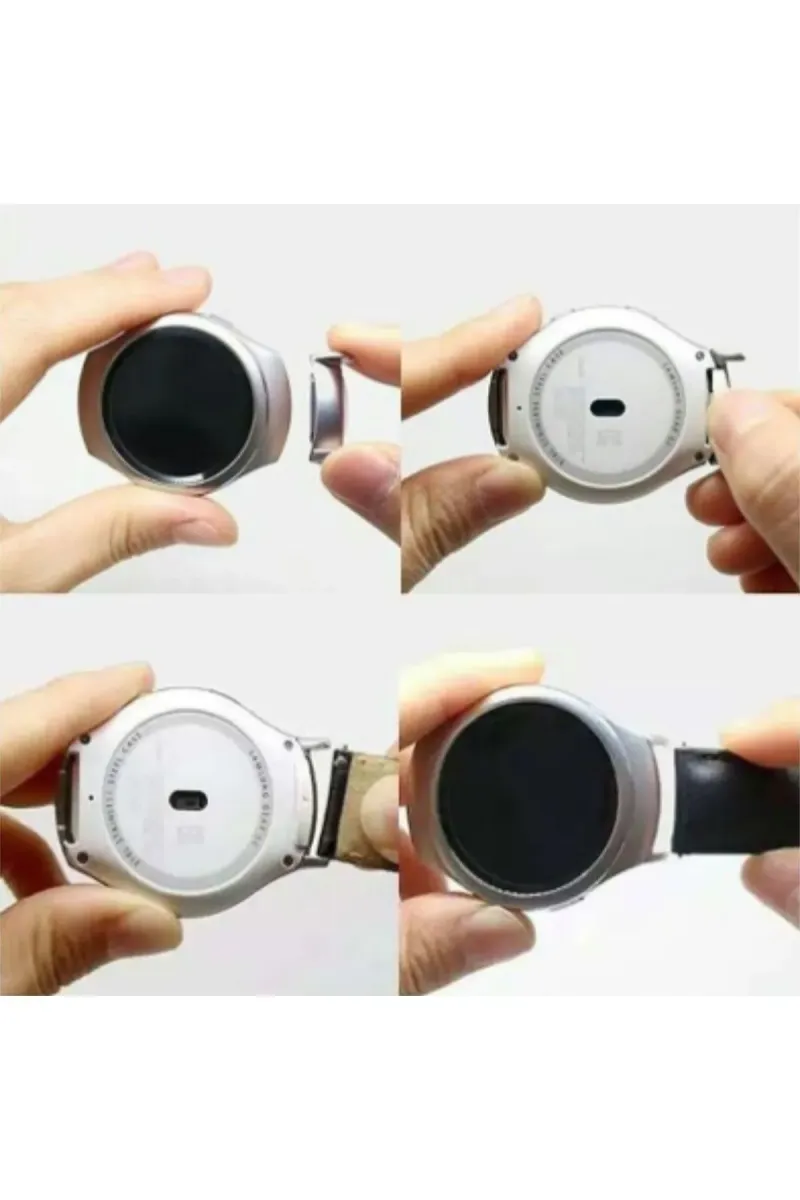 MarkaCase Samsung Gear S2 için Uyumlu Paslanmaz Çelik Metal Toka görsel 5